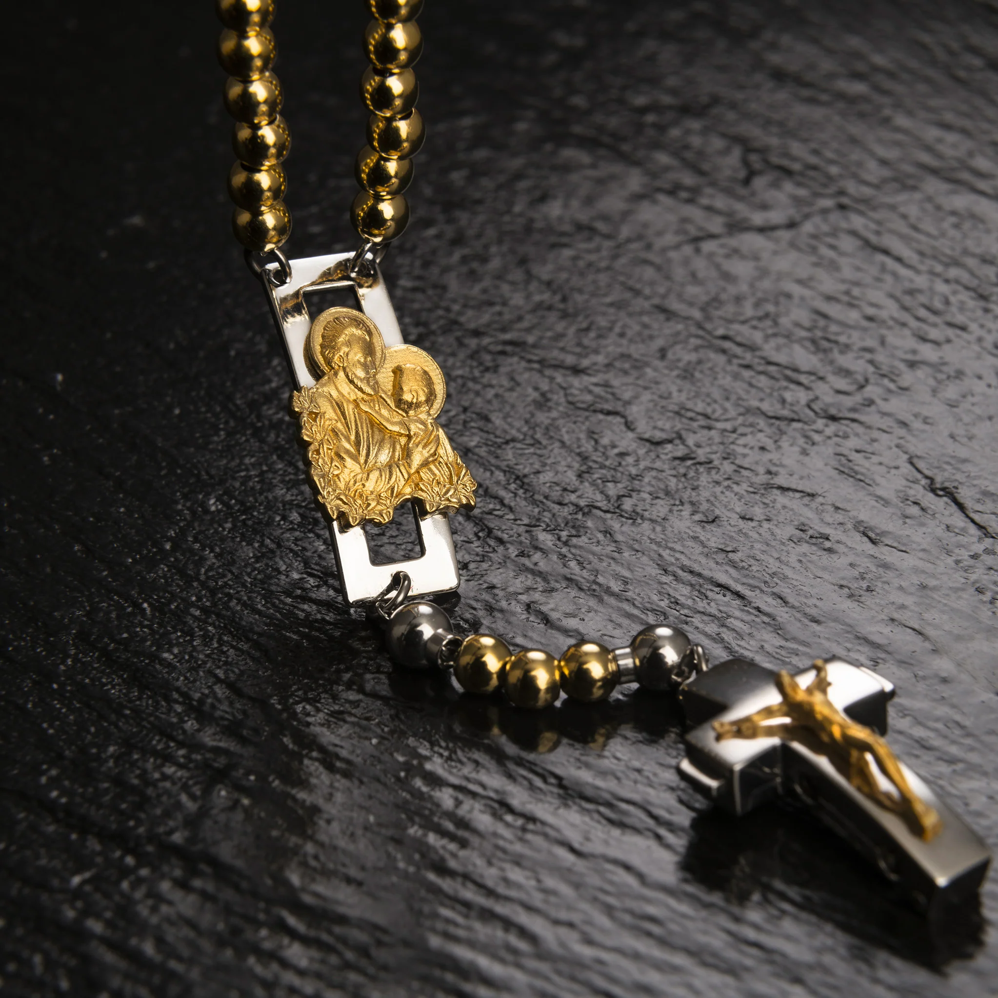 DEVOTIONAL ROSALET® - ROUND GOLD BEADS - Image 18