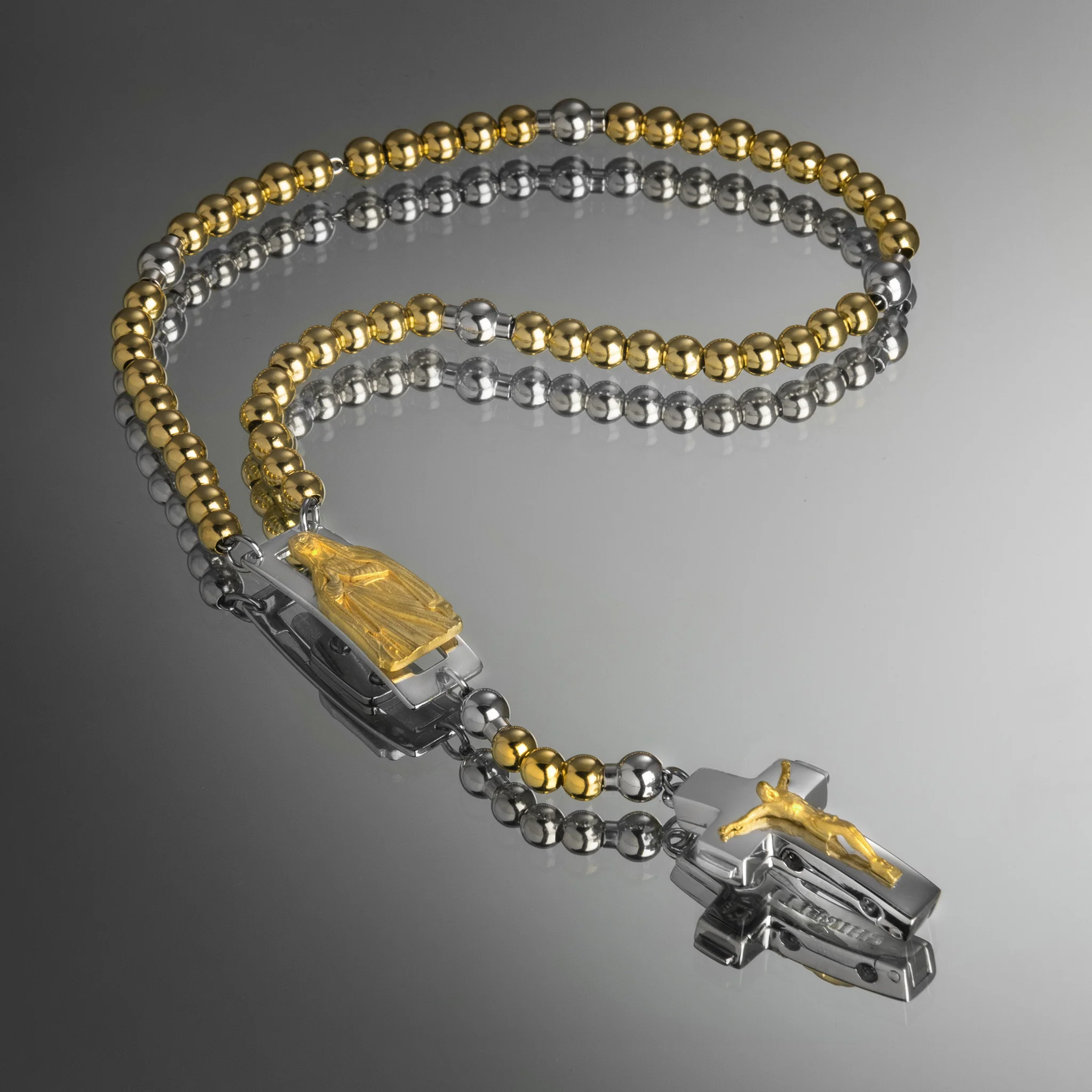 DEVOTIONAL ROSALET® - ROUND GOLD BEADS - Image 9